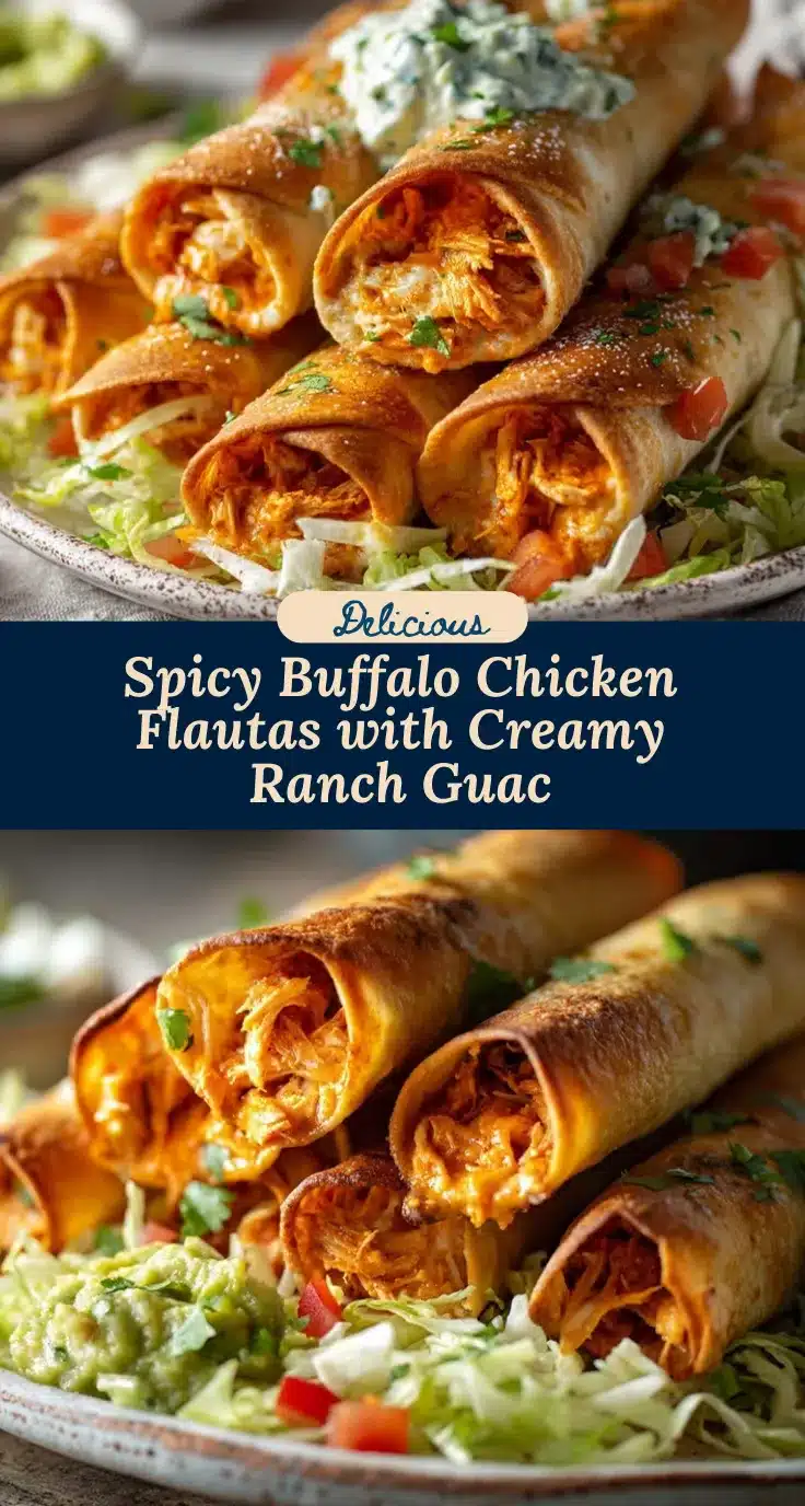 Buffalo chicken flautas recipe