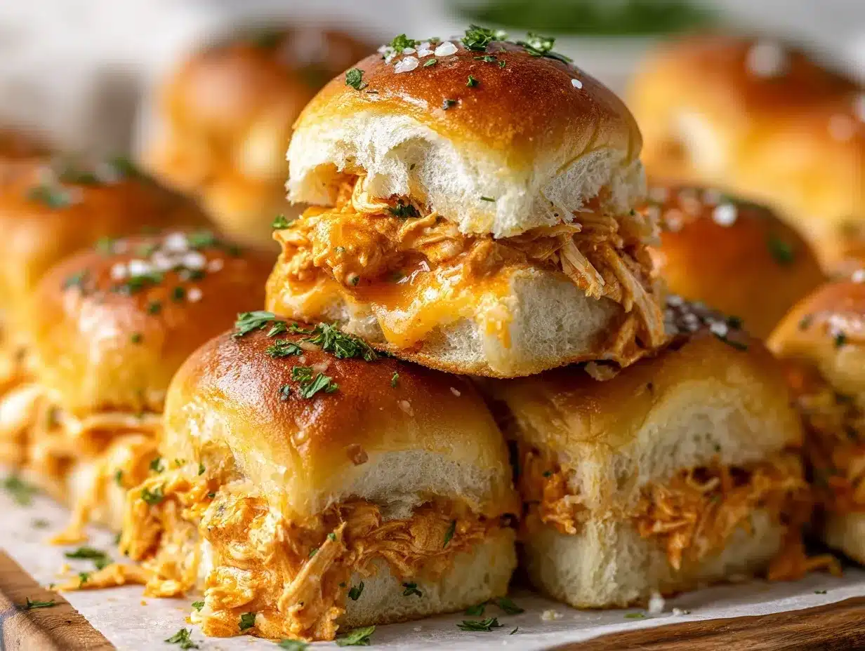 Buffalo Chicken Sliders preparation steps