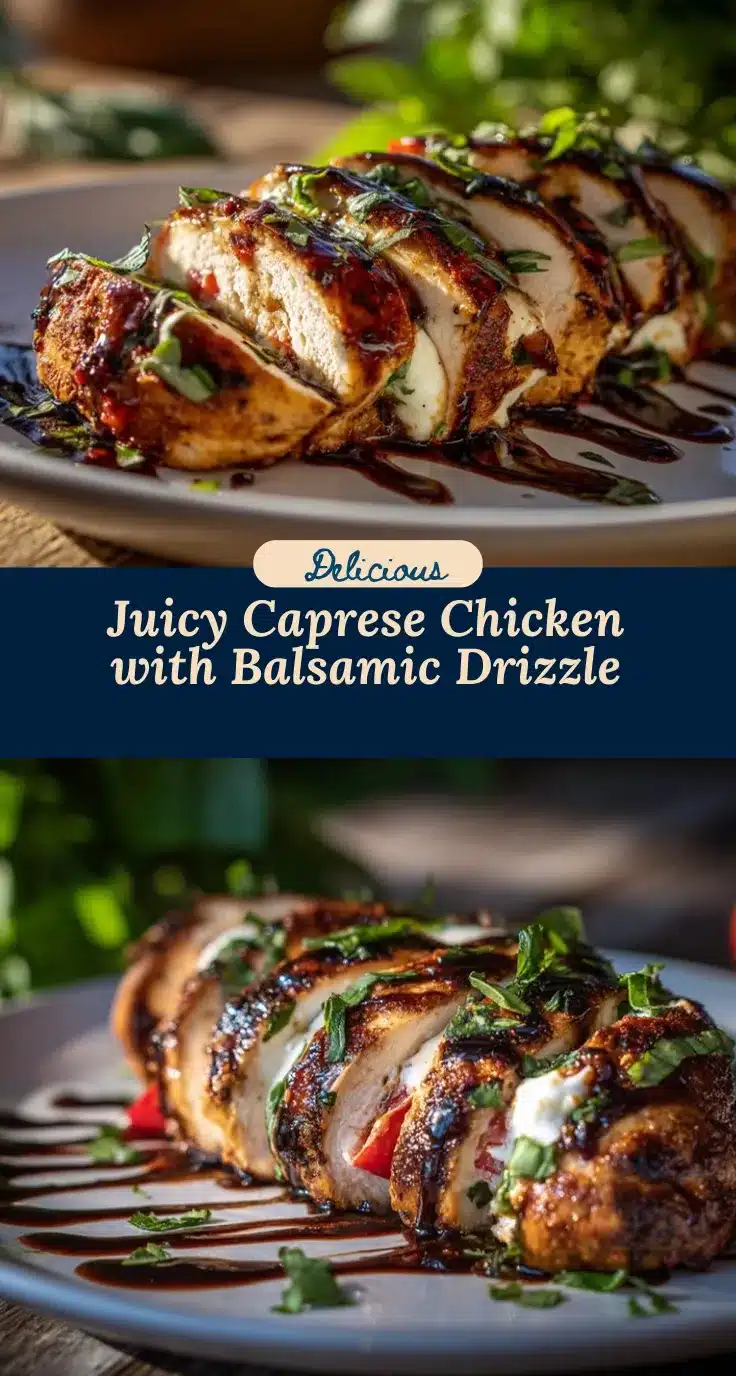 Caprese stuffed chicken breast recipe