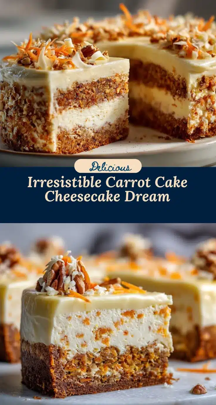 carrot cake cheesecake recipe