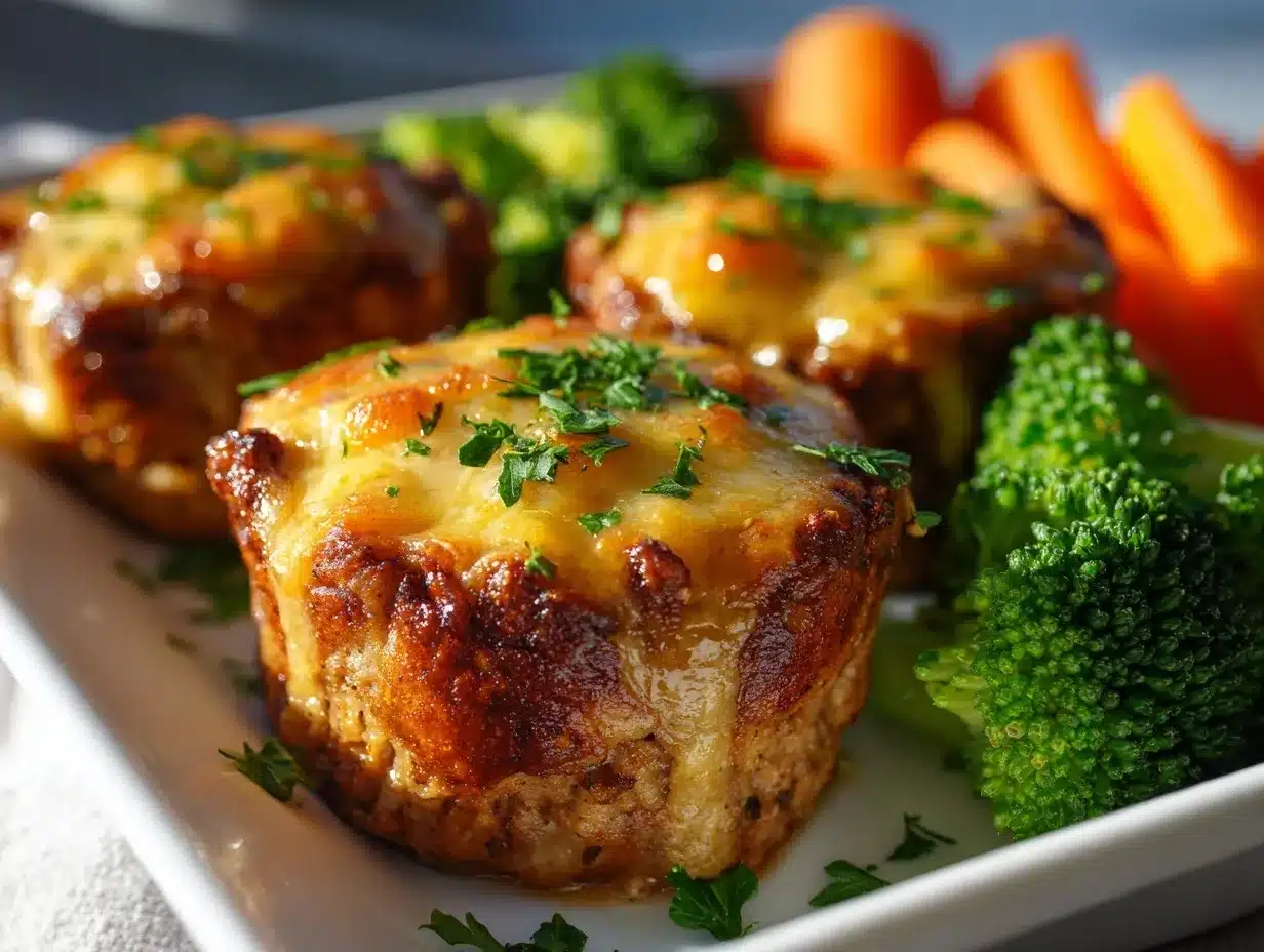 cheesy ranch chicken meatloaf minis preparation steps