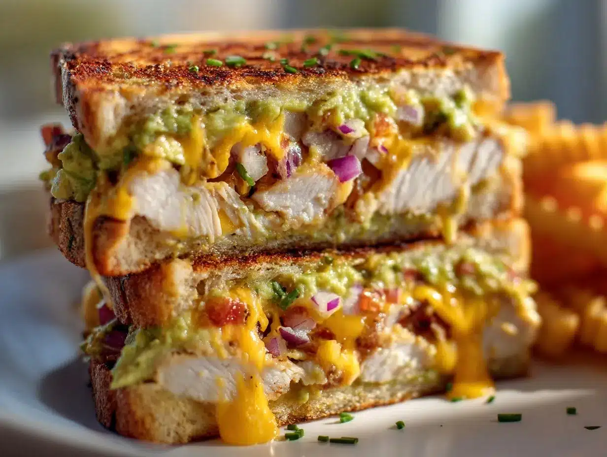 chicken avocado melt sandwich preparation steps