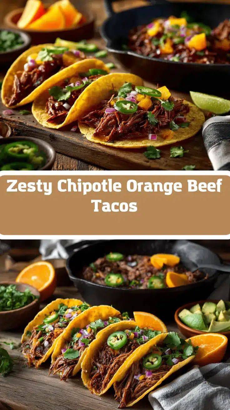 chipotle orange shredded beef tacos recipe