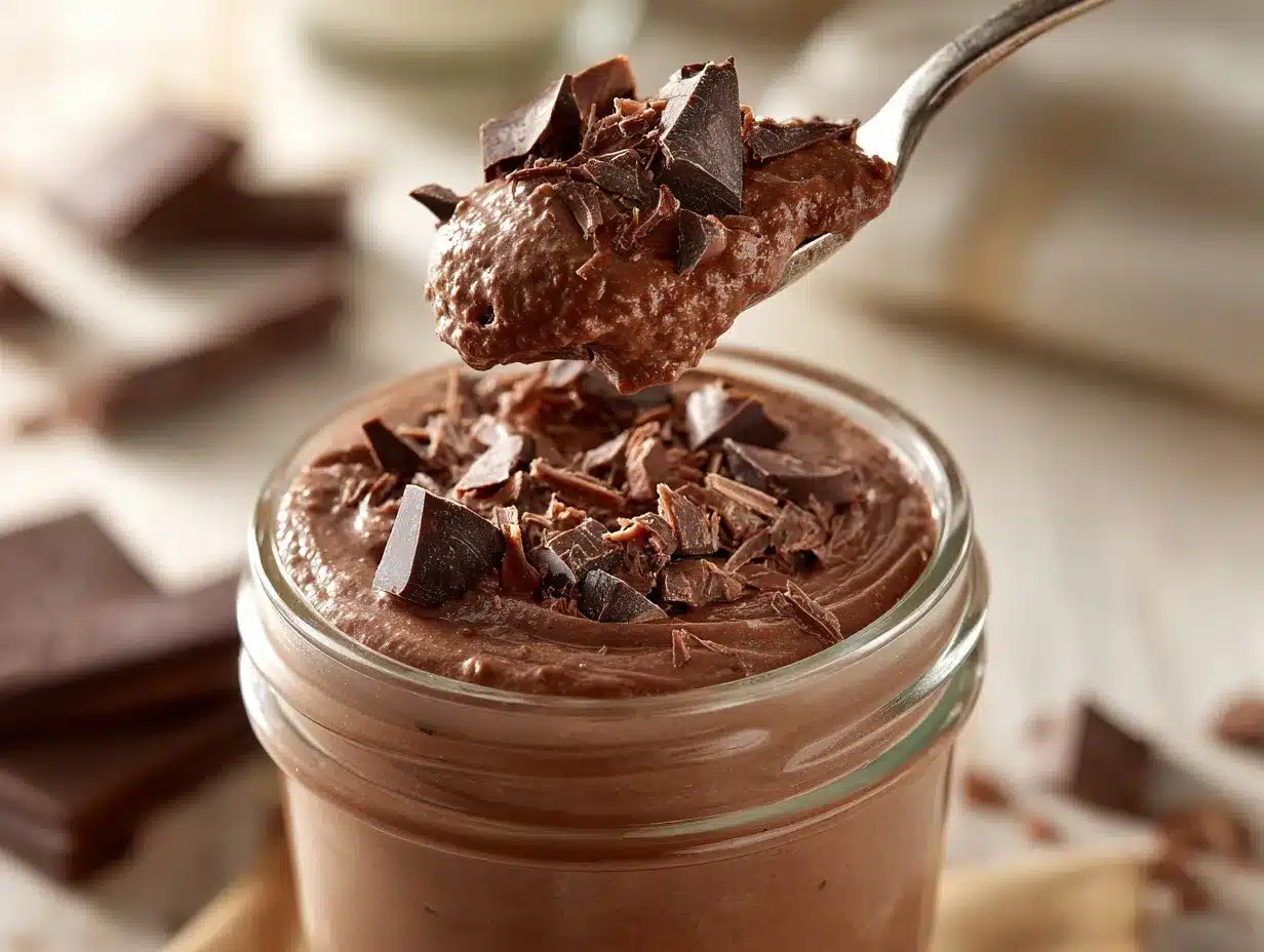 chocolate protein pudding preparation steps