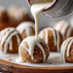 cinnamon roll protein balls - featured image