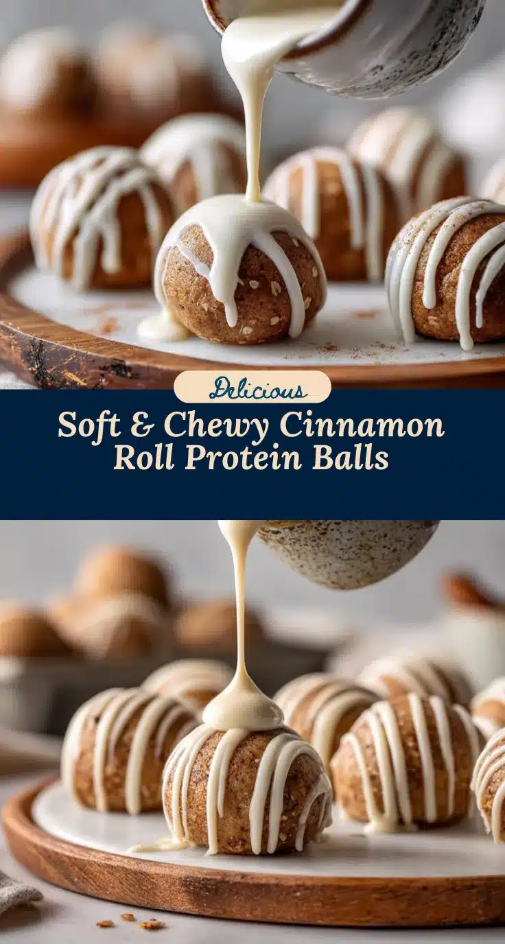 cinnamon roll protein balls recipe