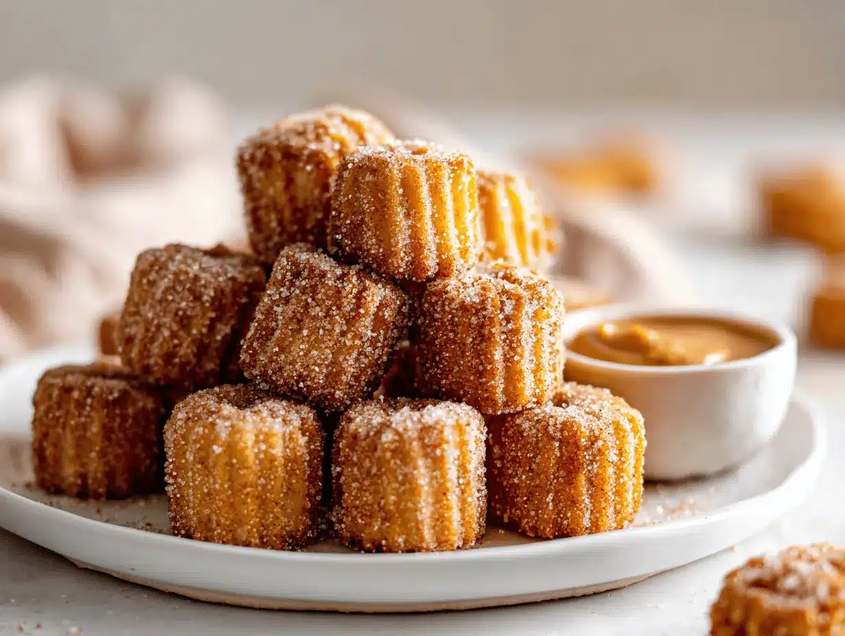 cinnamon sugar churro bites preparation steps
