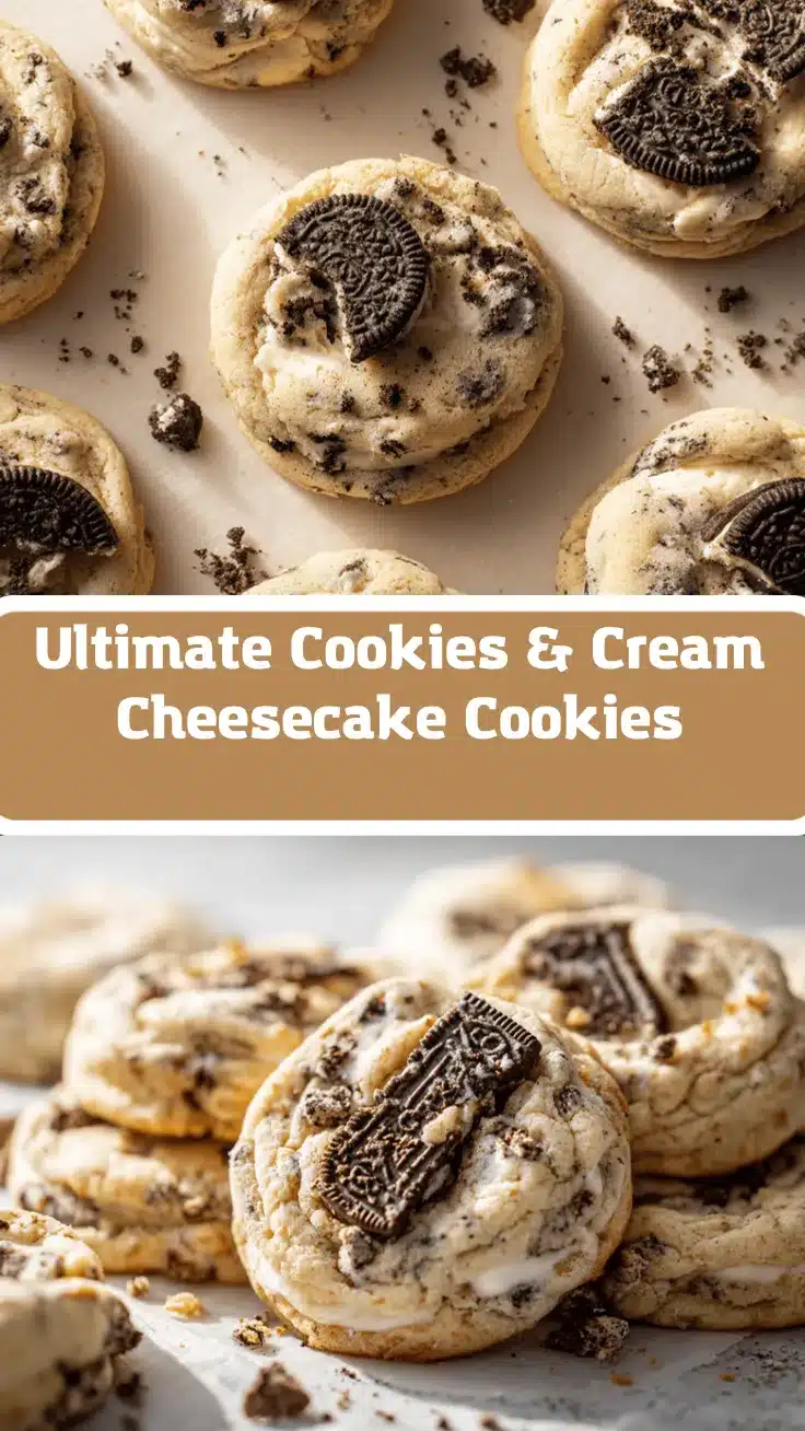 cookies and cream cheesecake cookies recipe