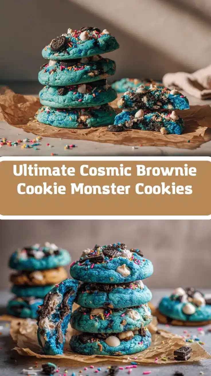 cosmic brownie cookie monster cookies recipe