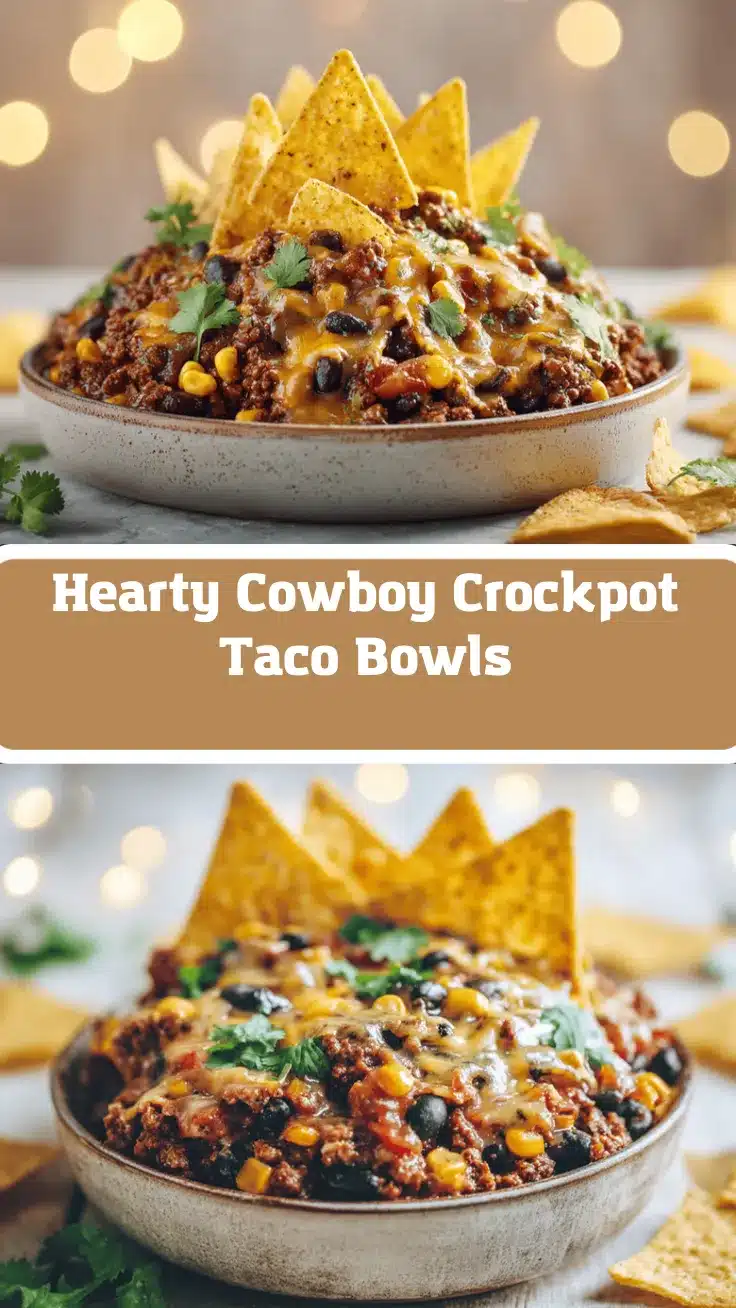 cowboy crockpot taco bowls recipe