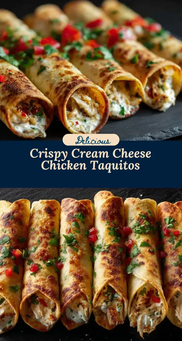 cream cheese chicken taquitos recipe
