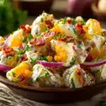 creamy potato salad - featured image
