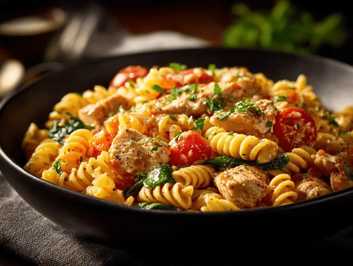crockpot chicken pasta preparation steps