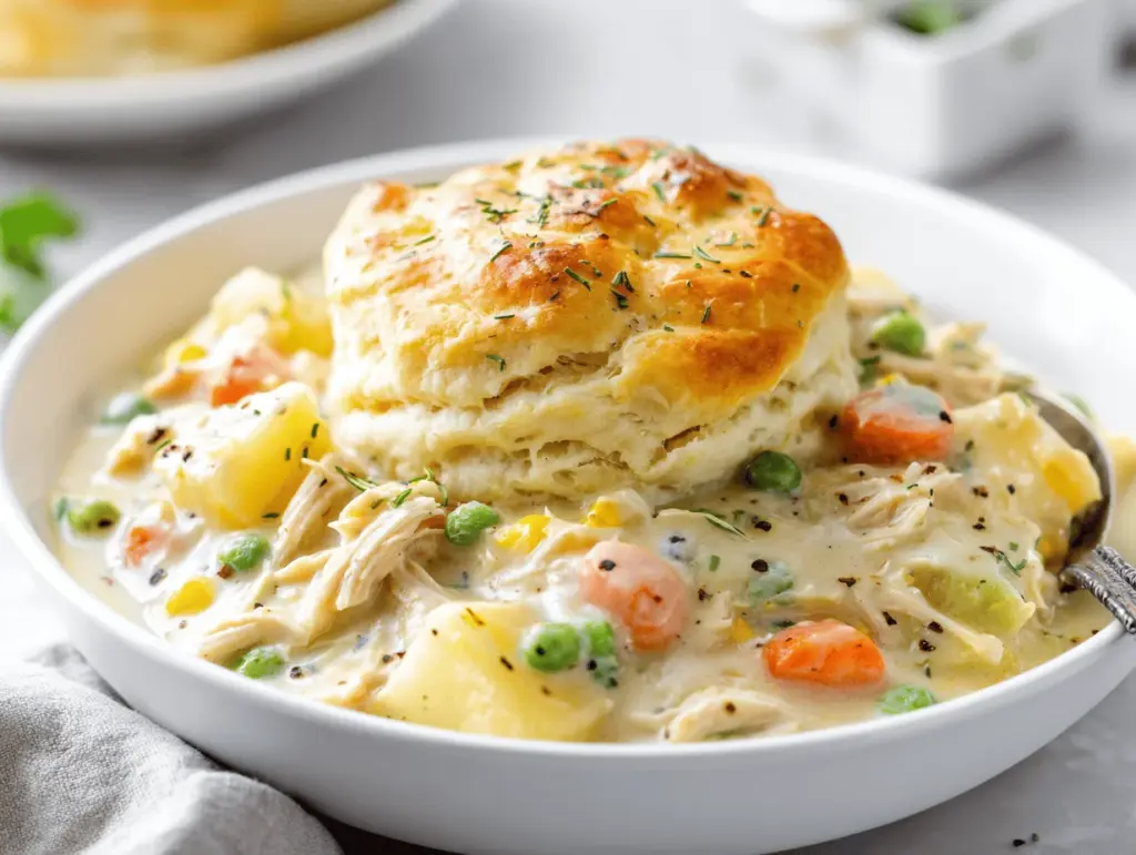 crockpot chicken pot pie - featured image