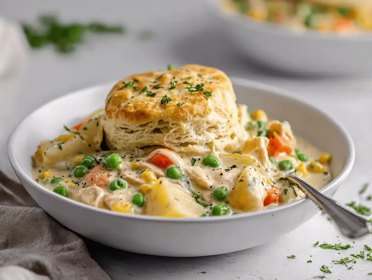 crockpot chicken pot pie preparation steps