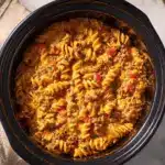Crockpot Creamy Taco Mac and Cheese - featured image