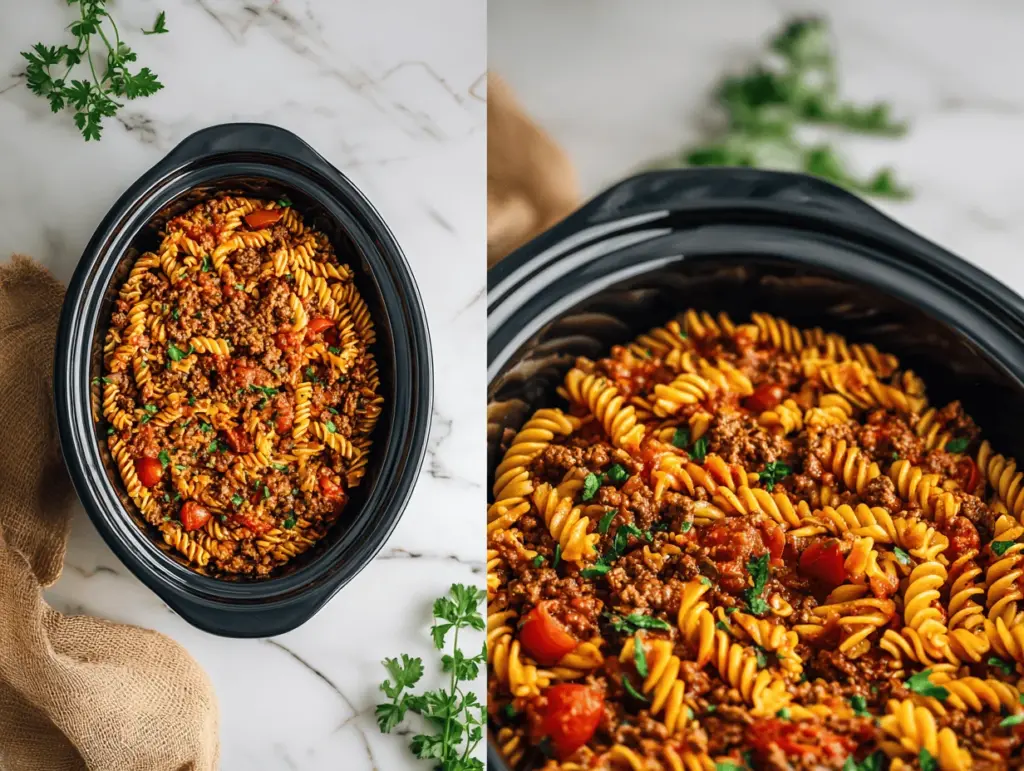 crockpot ground beef dinner - featured image