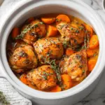 crockpot honey garlic chicken thighs - featured image