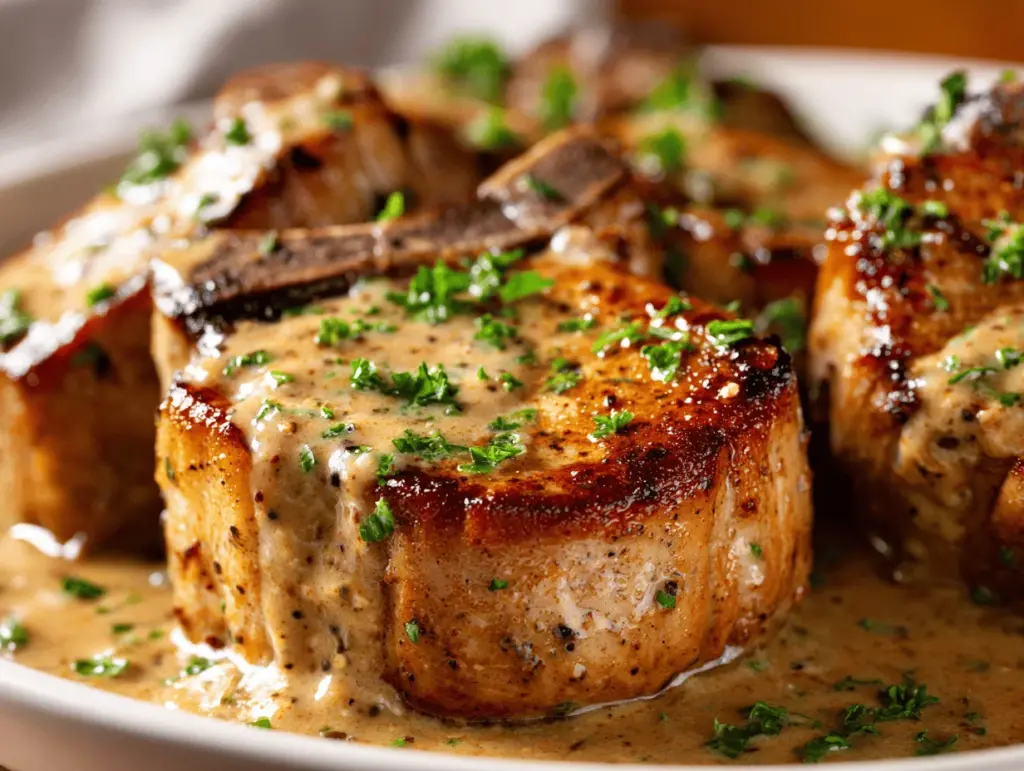 crockpot pork chops and potatoes - featured image