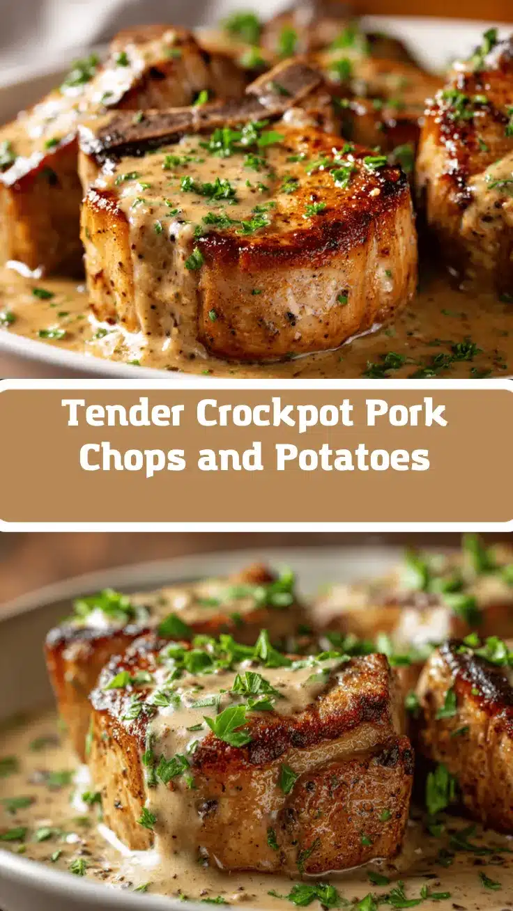 crockpot pork chops and potatoes recipe