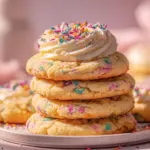 Crumbl copycat Funfetti birthday cake cookies - featured image