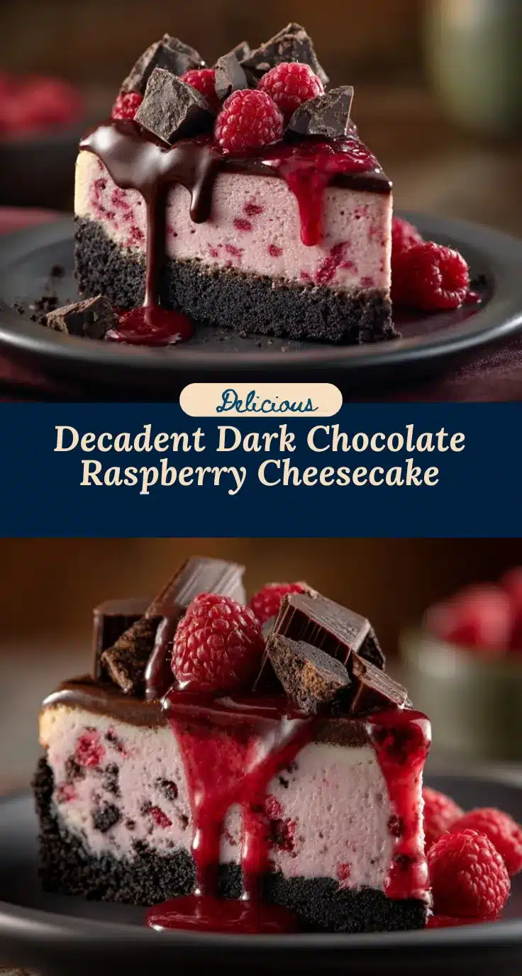 dark chocolate raspberry cheesecake recipe