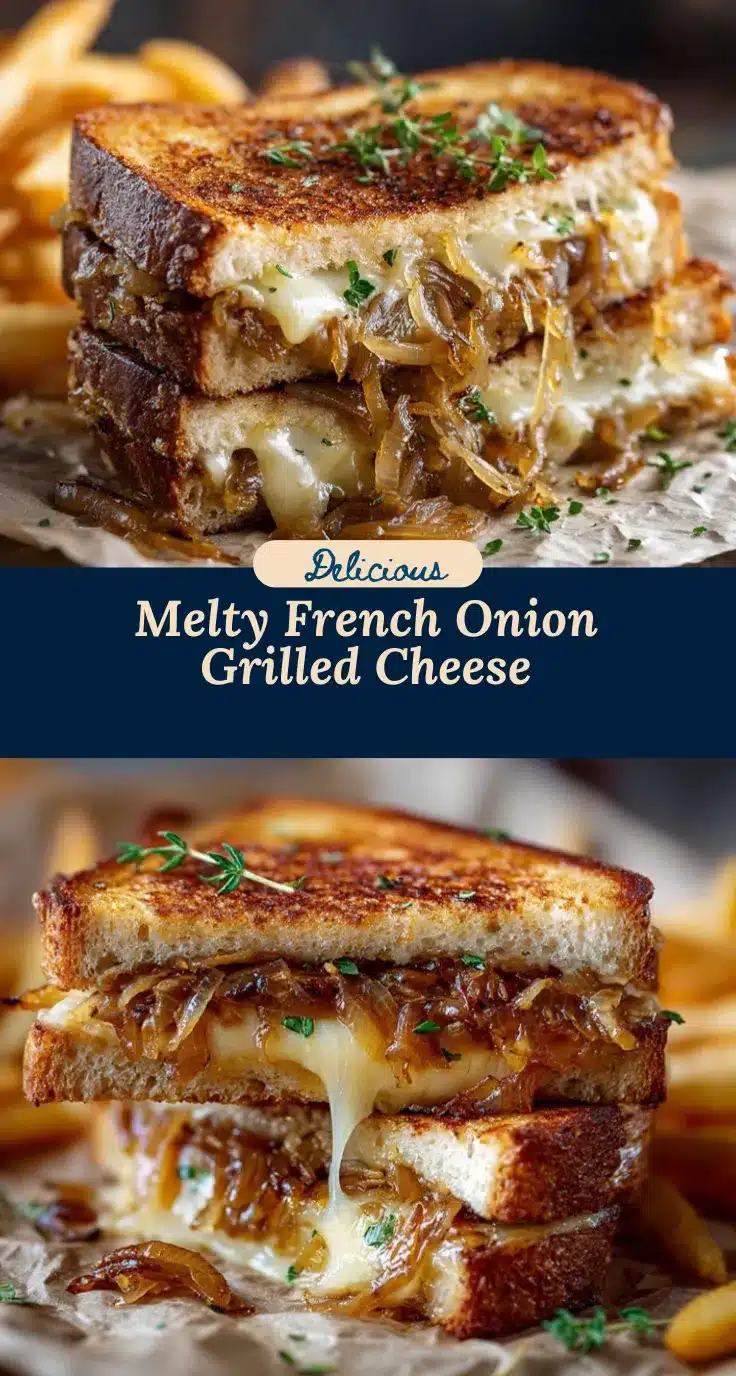 French onion grilled cheese sandwich recipe