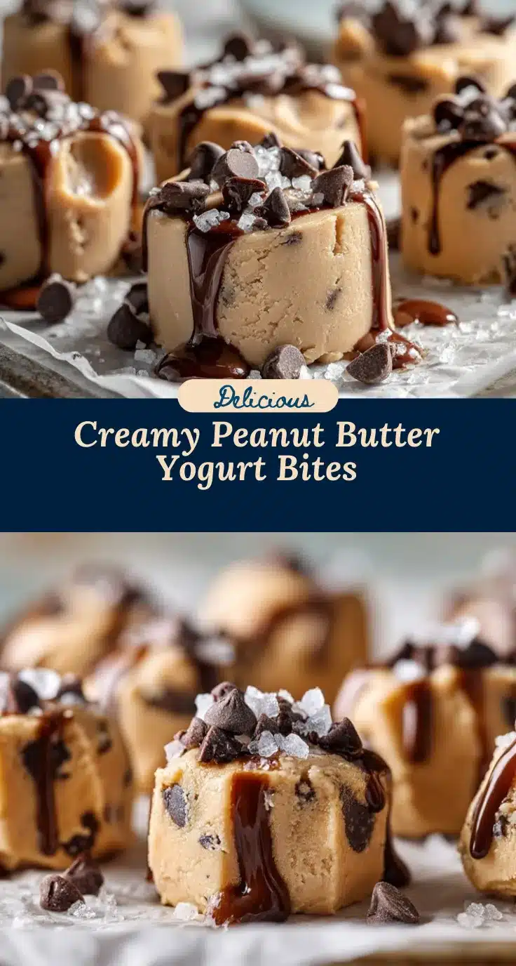 frozen Greek yogurt peanut butter bites recipe