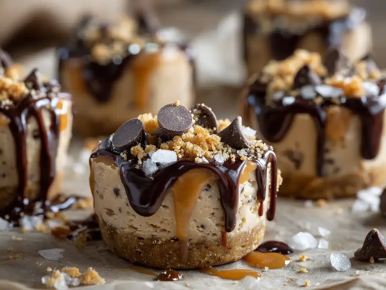 Frozen Greek Yogurt Peanut Butter Smores Bites preparation steps