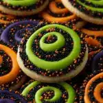 Halloween swirl sugar cookies - featured image