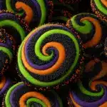 Hocus Pocus Swirl Halloween Cookies - featured image