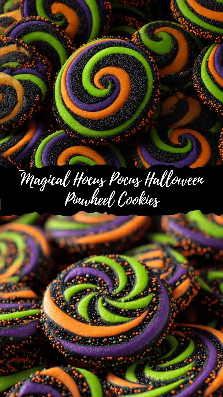 Hocus Pocus Swirl Halloween Cookies recipe