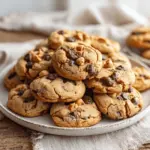 keto peanut butter chocolate chip cookies - featured image