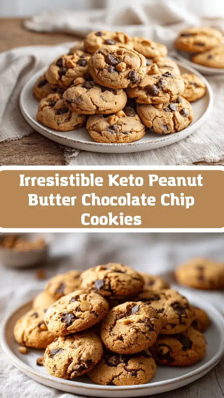 keto peanut butter chocolate chip cookies recipe