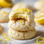 lemon cheesecake cookies - featured image
