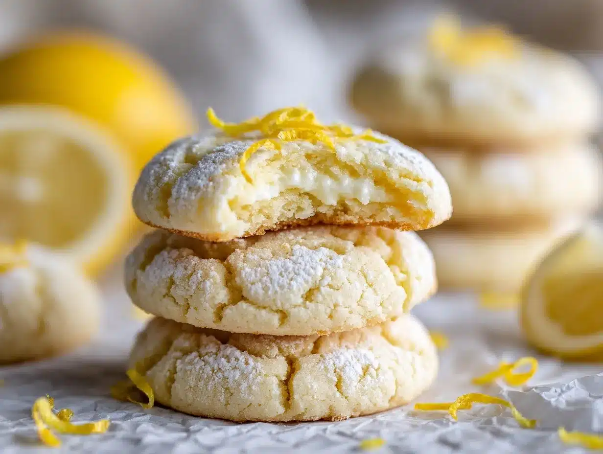 lemon cheesecake cookies preparation steps