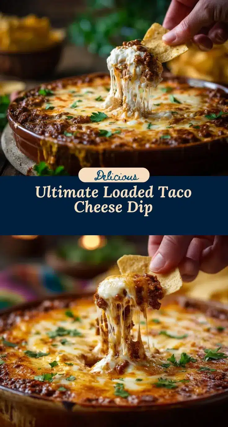 loaded taco cheese dip recipe