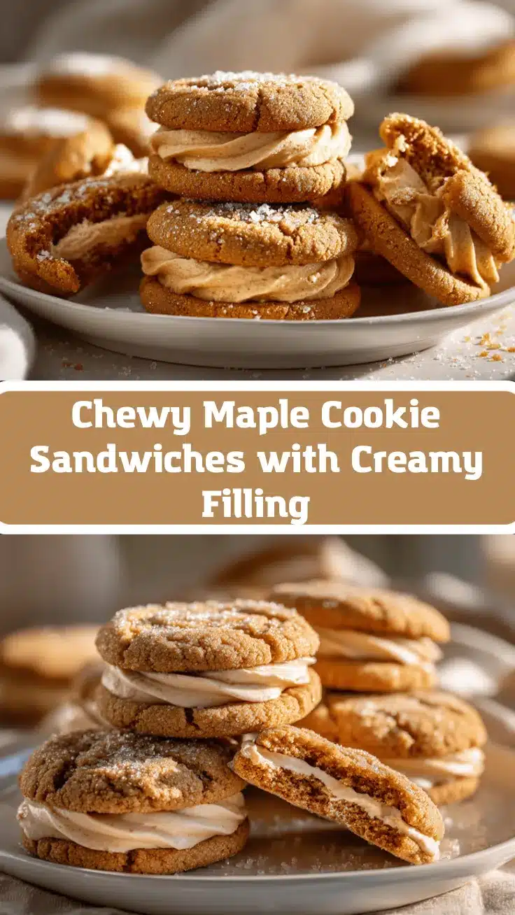 maple brown sugar cookie sandwiches recipe