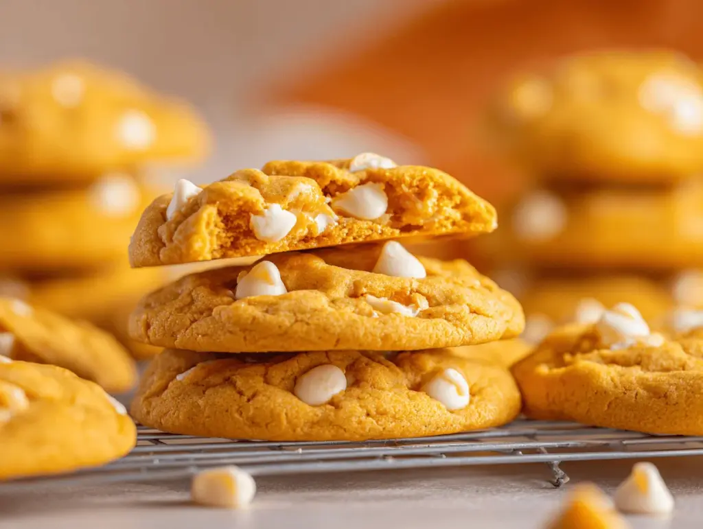 orange creamsicle white chocolate chip cookies - featured image