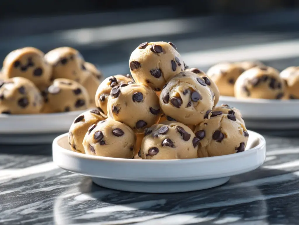 Peanut Butter Greek Yogurt Cookie Dough Bites - featured image