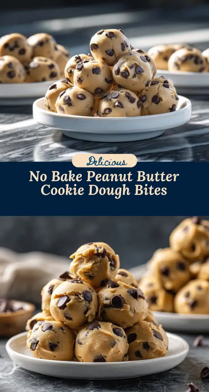 Peanut Butter Greek Yogurt Cookie Dough Bites recipe