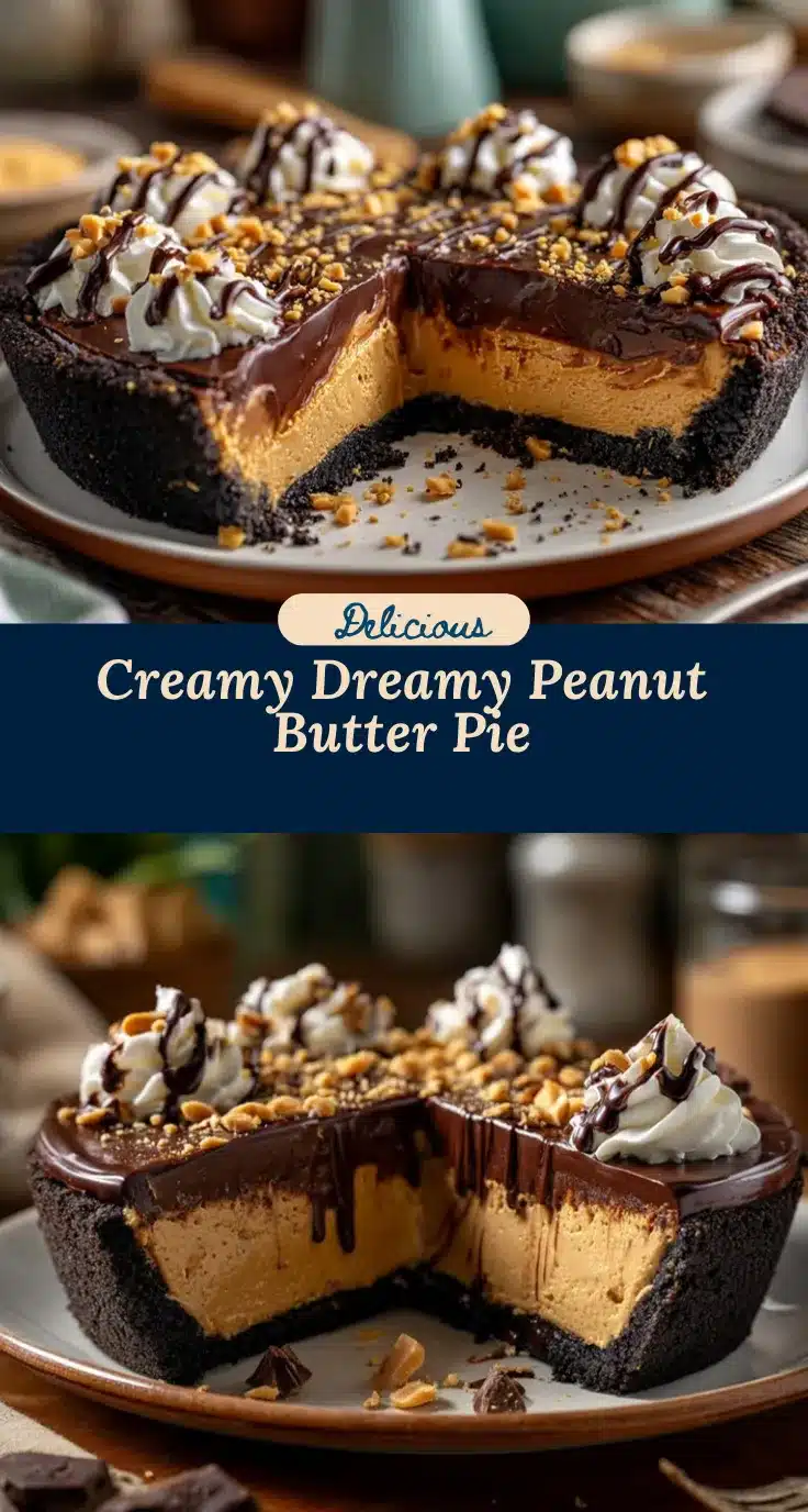 peanut butter pie with Oreo crust recipe
