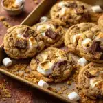 peanut butter smores cookies - featured image