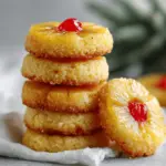 pineapple upside down cake cookies - featured image
