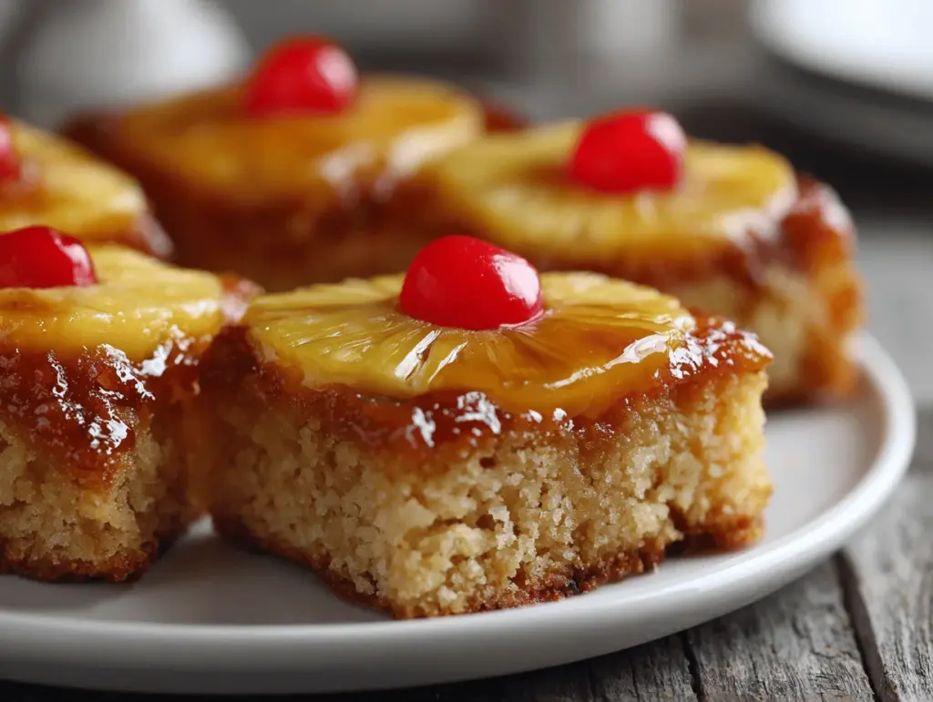 pineapple upside-down cookie bars - featured image