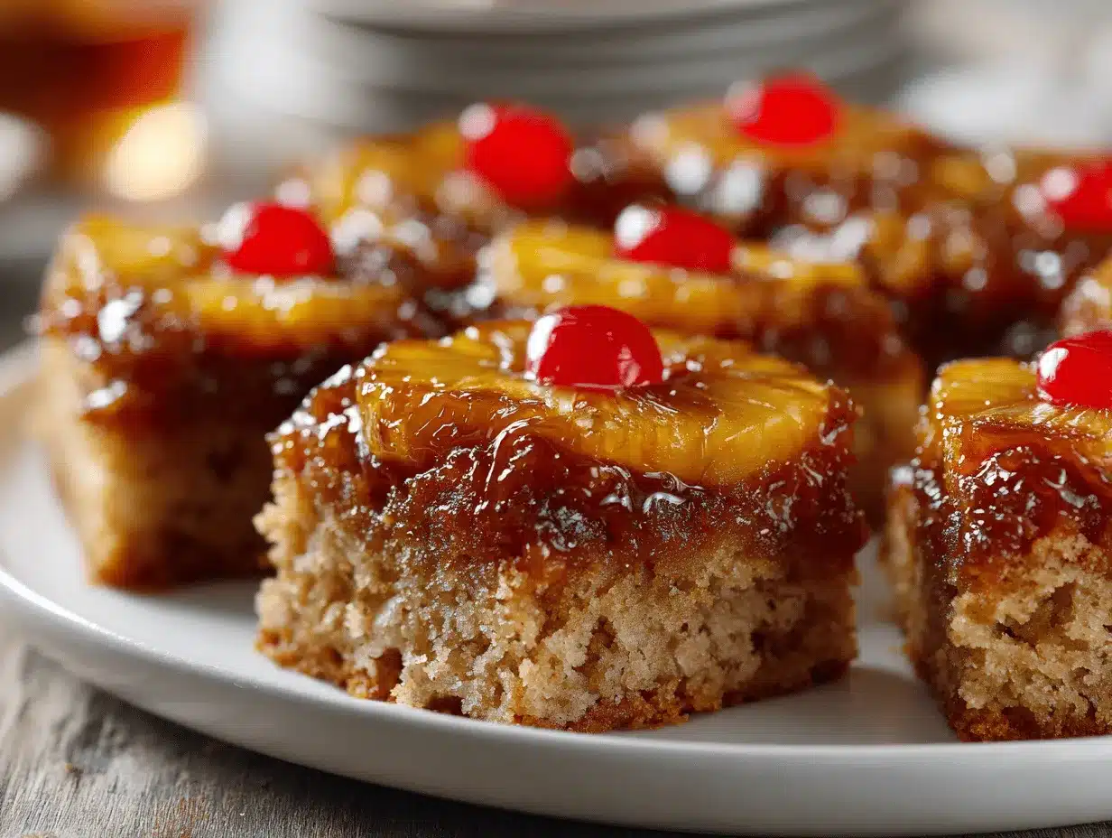 pineapple upside-down cookie bars preparation steps
