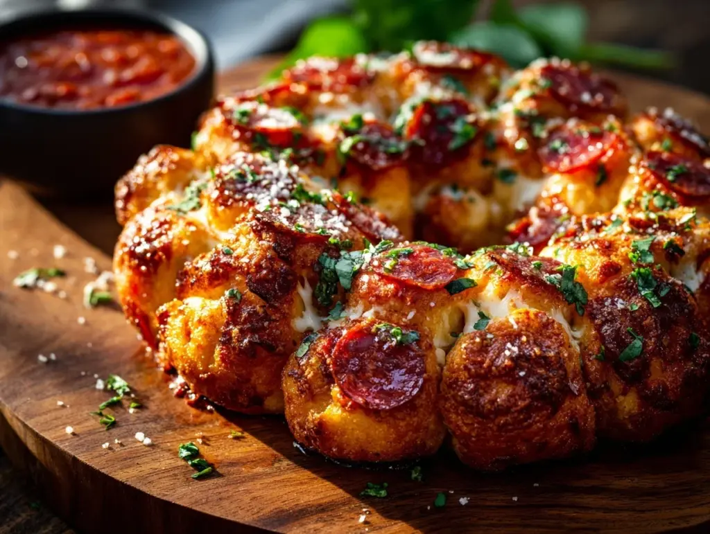 pizza monkey bread - featured image