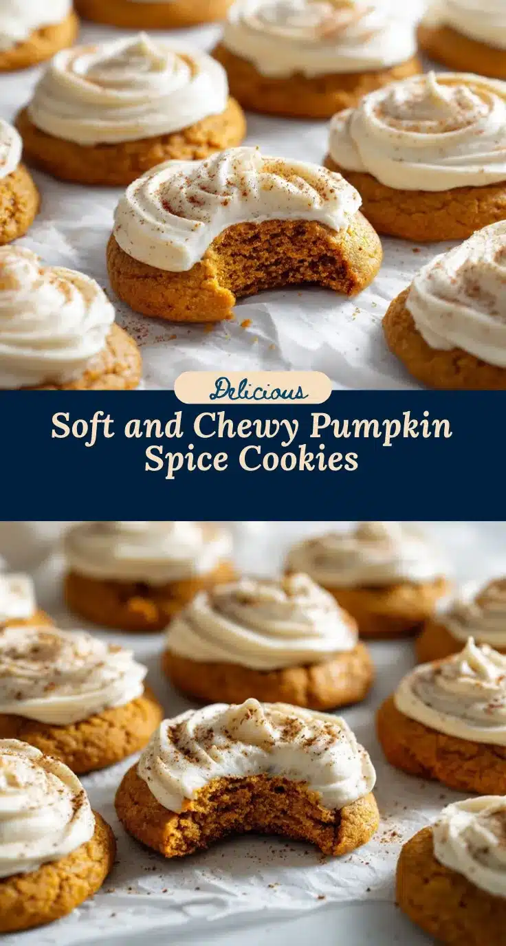 pumpkin cookies with cream cheese frosting recipe