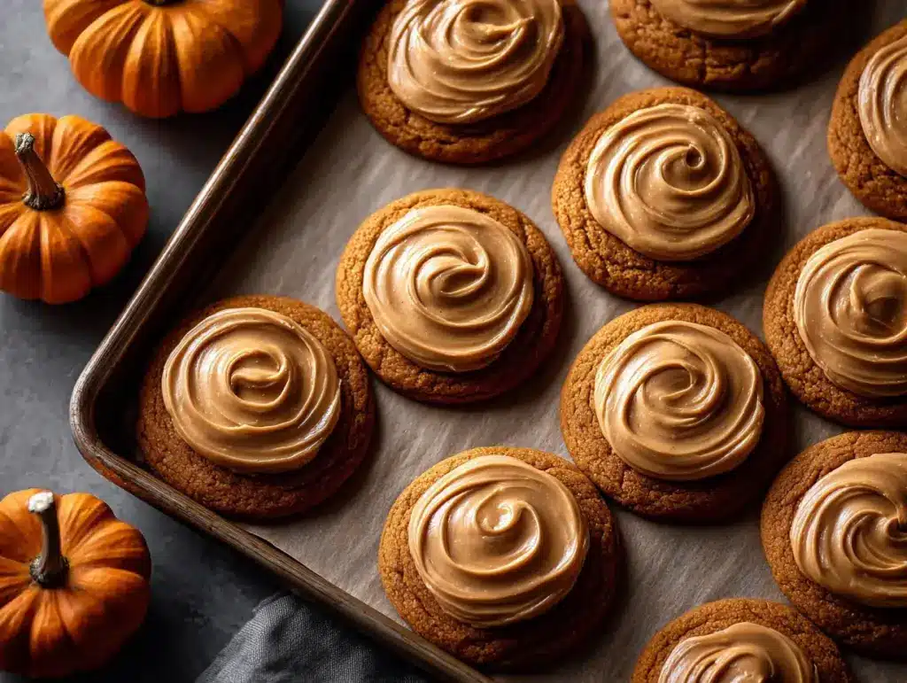 pumpkin spice latte cookies - featured image