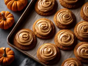 pumpkin spice latte cookies - featured image